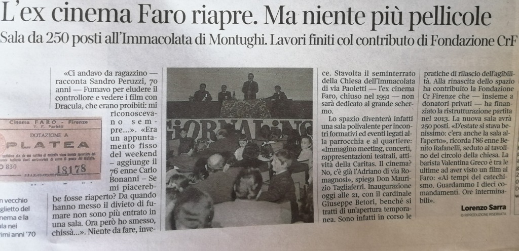 Corriere della Sera, ed. di Firenze, 30/03/2019