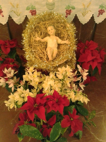 Gesù Bambino sotto l'altare